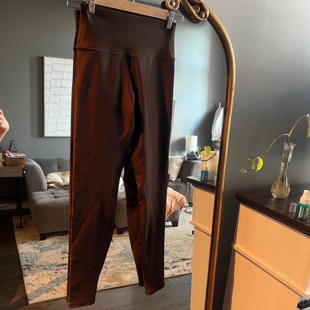 ALO Yoga Espresso Brown High-Waisted Leggings